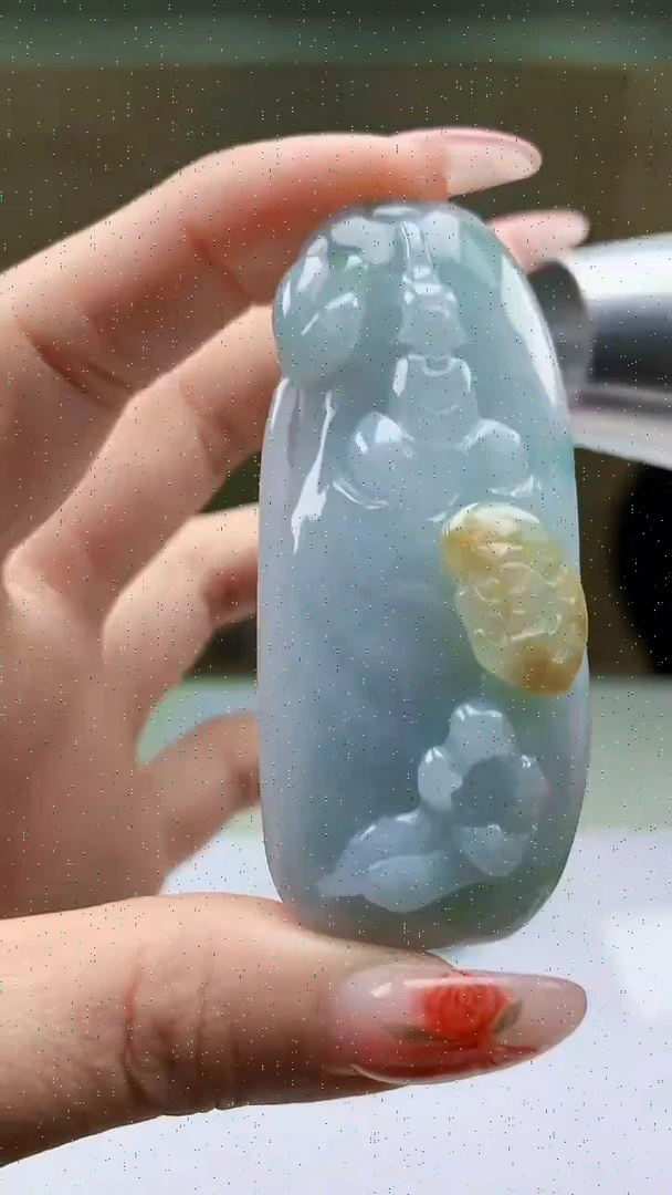 【闪购商品】定制翡翠未镶嵌4902ty-毛货挂件86