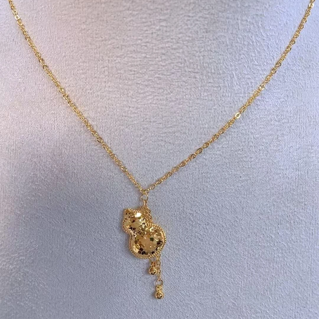 合金项链 碎冰冰葫芦项链