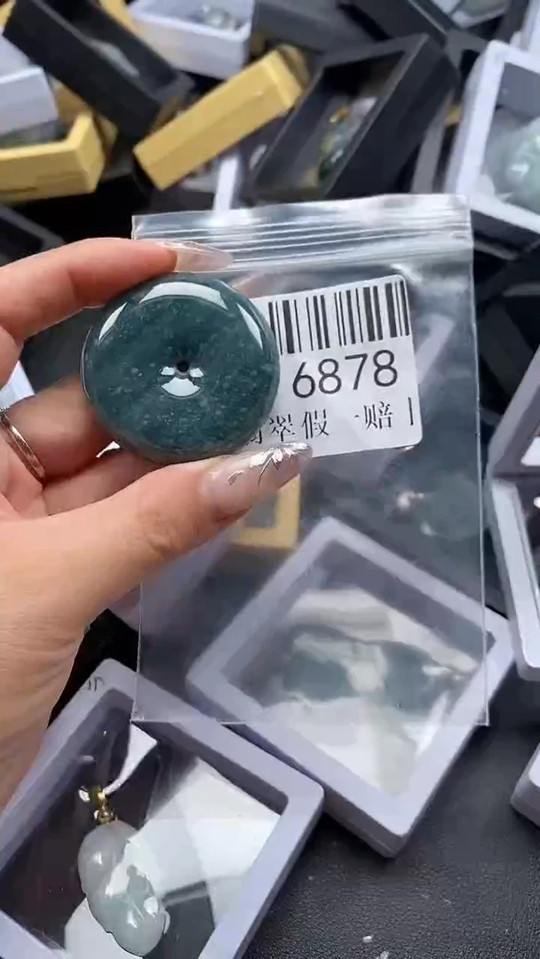 吊坠(不含链)未镶嵌翡翠6878
