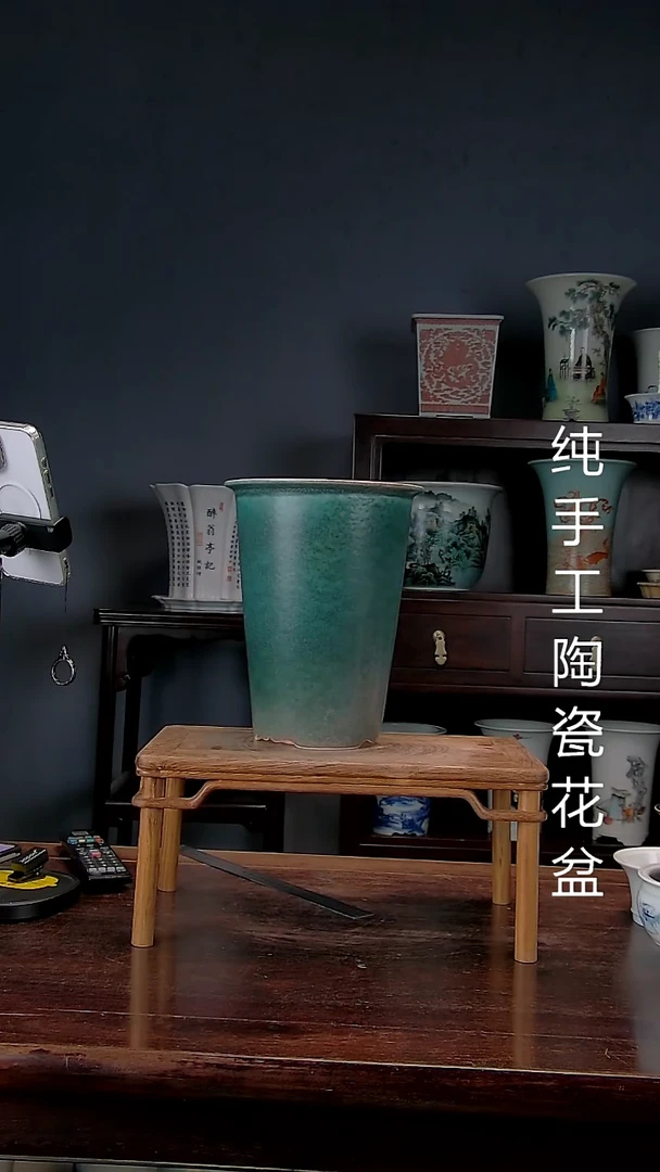 景德镇手工陶瓷花盆
