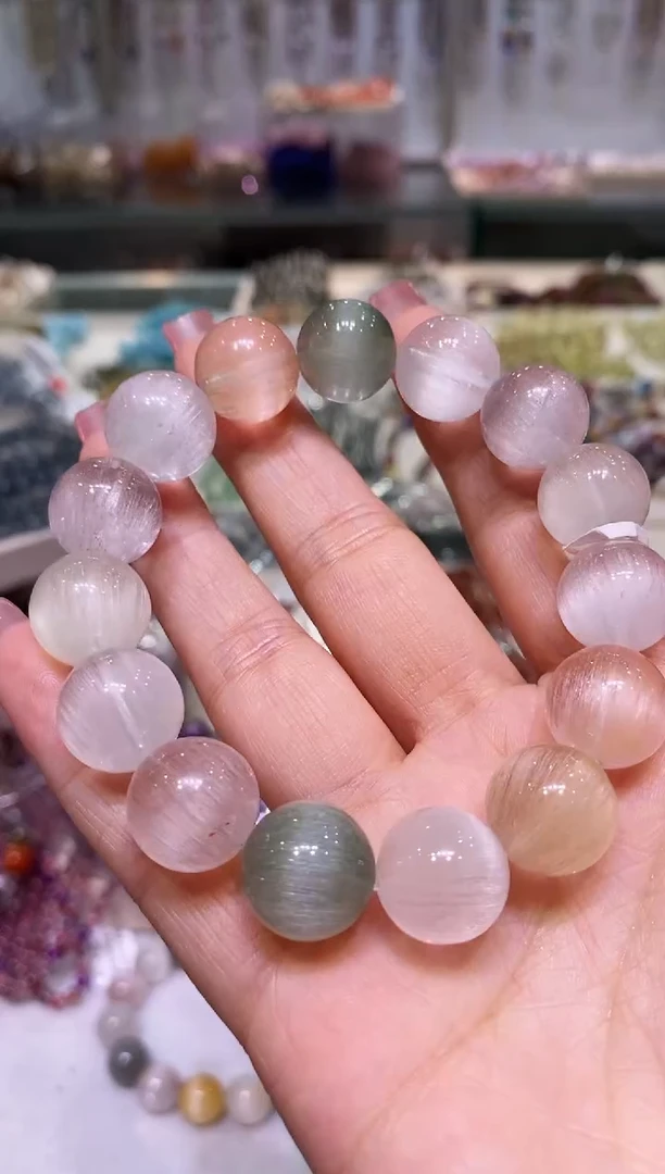 未镶嵌手链水晶多样性发其一兔毛