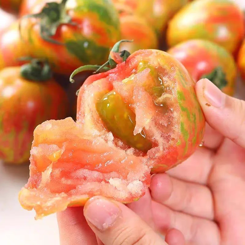 东北榆树农家花皮球柿子3斤4.5斤包邮