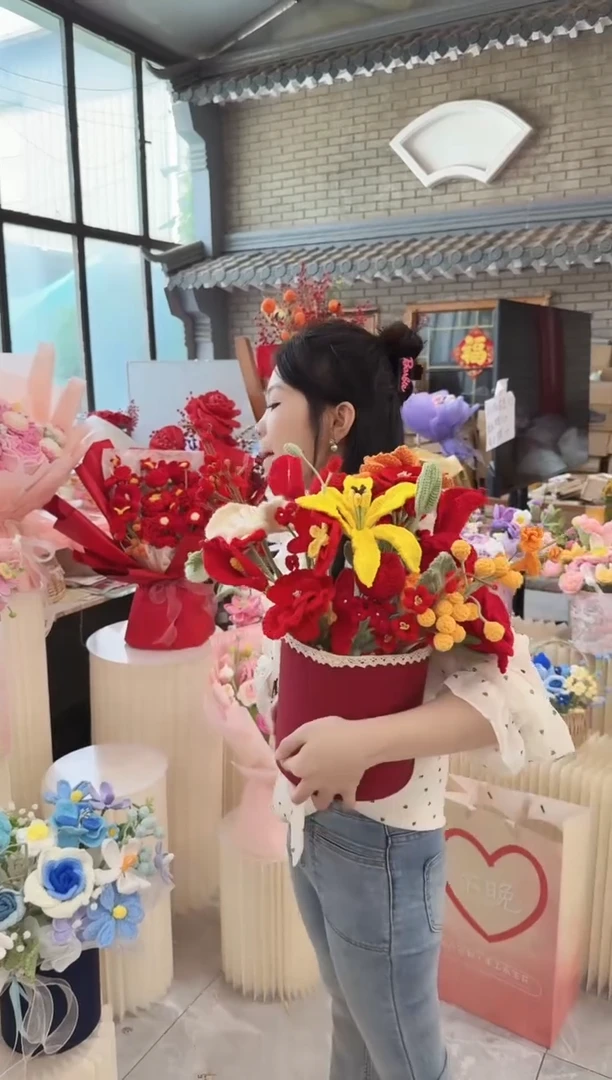 非遗手工定制花束，孤品清仓！！