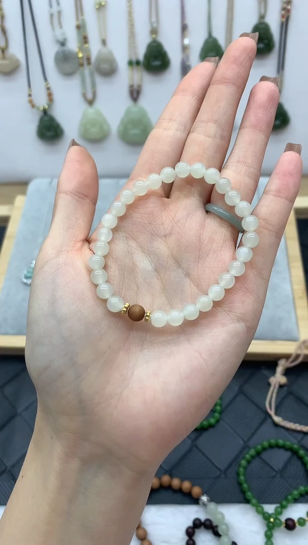 【闪购商品】和田玉手链未镶嵌手串4