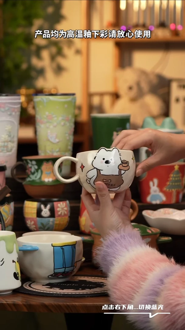 瓷片A021景德镇原创手工陶瓷