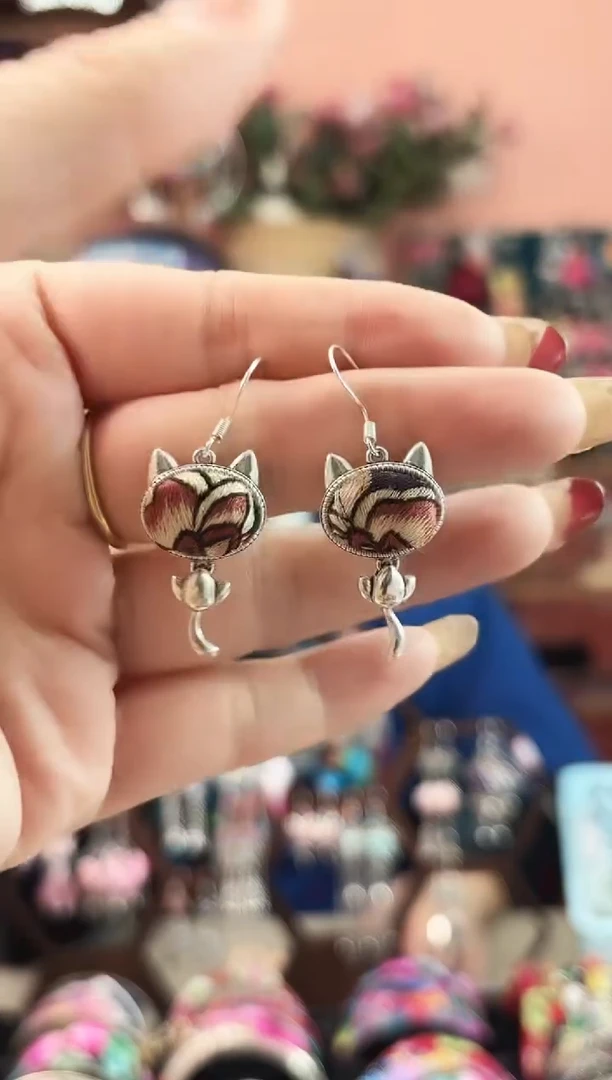 艺枝独绣手工饰品91*