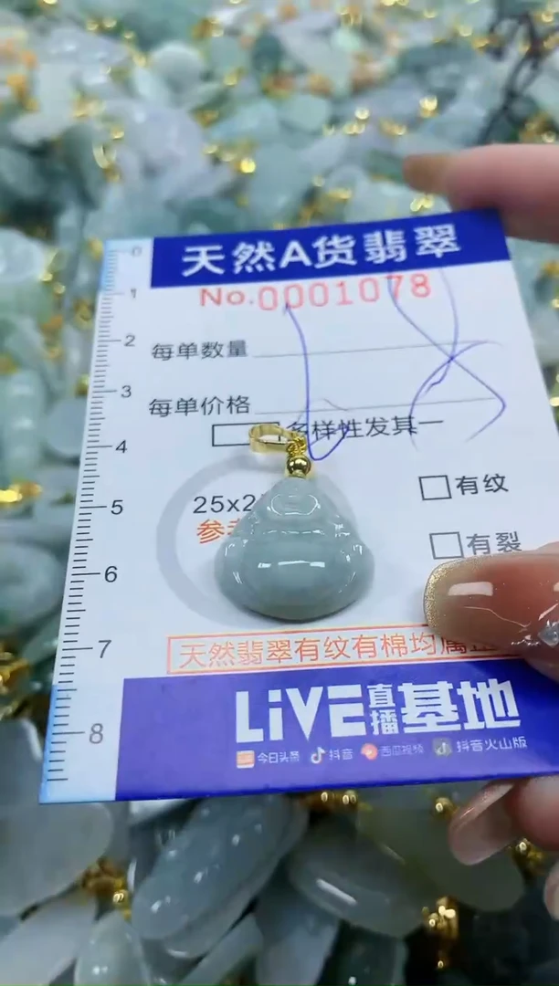 颈饰未镶嵌翡翠天然A货翡翠