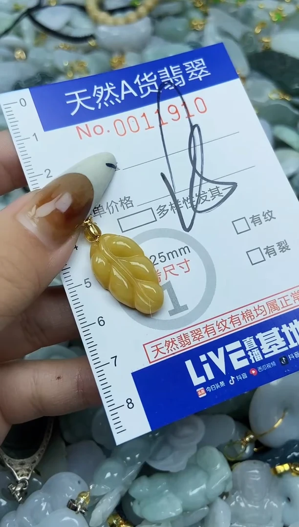 【闪购商品】翡翠颈饰未镶嵌天然A货翡翠