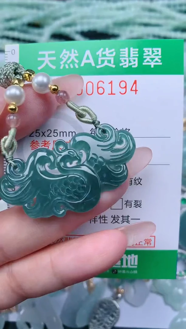 翡翠未镶嵌颈饰.0006194