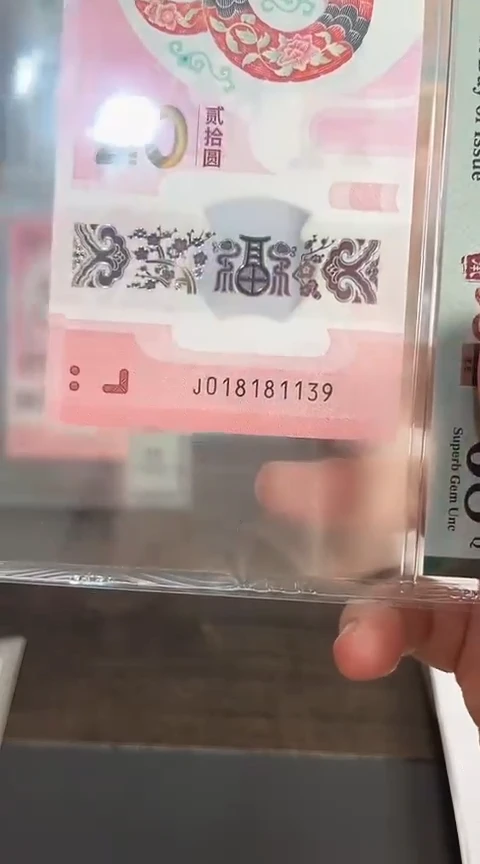 【闪购商品】塑料蛇钞单张018181139PMG68分