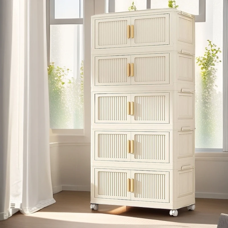 简约折叠儿童衣柜收纳柜置物柜家用卧室塑料衣物收纳箱