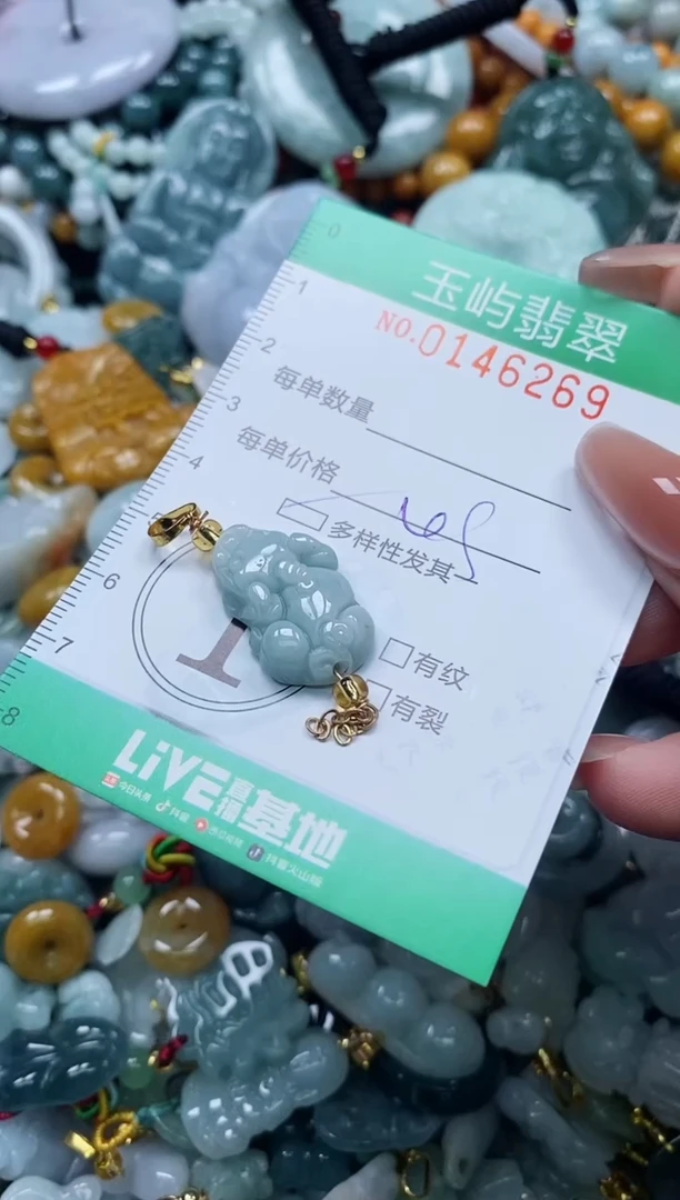 翡翠未镶嵌颈饰闪购0146269多样性发其一