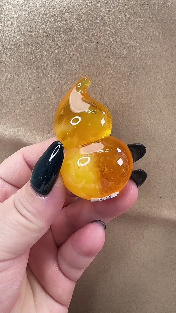 琥珀颈饰未镶嵌吊坠