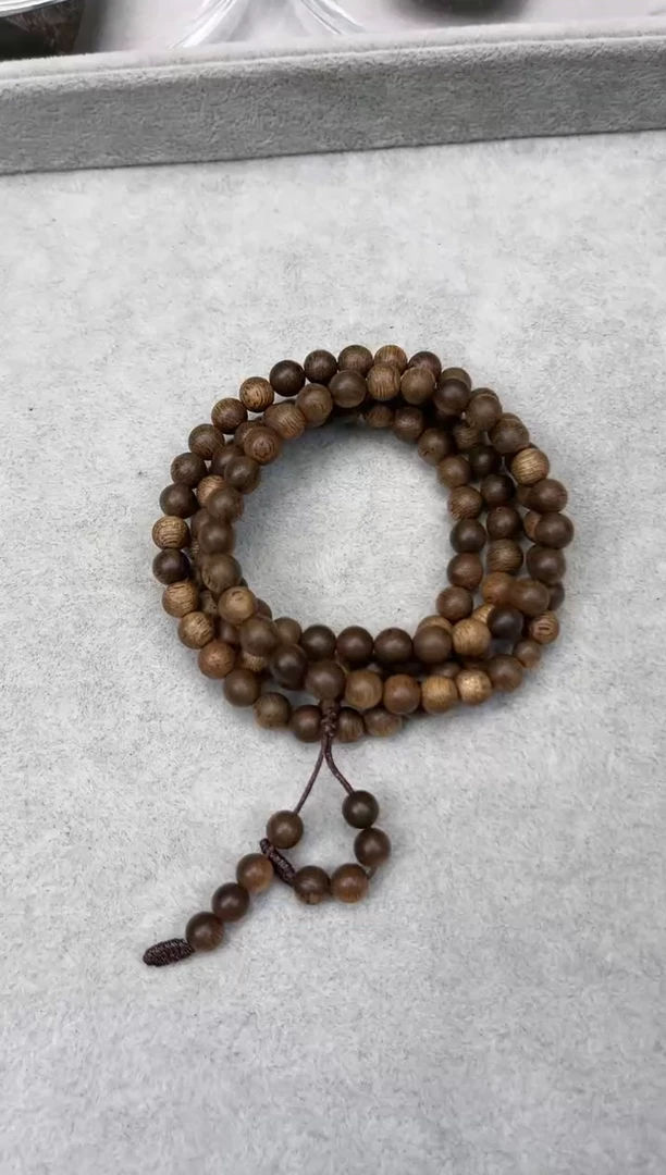 【闪购商品】沉香手串0.7文莱多圈15克