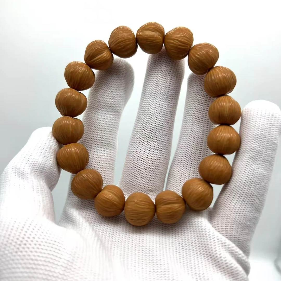 精品屁桃13mm+手工全品猴头核桃雕刻