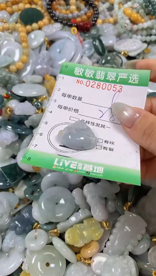 翡翠未镶嵌颈饰闪购0280053