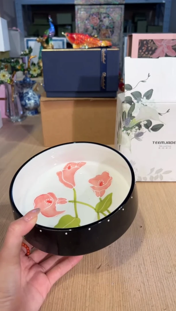 【闪购商品】杯8马蹄莲高脚果盘