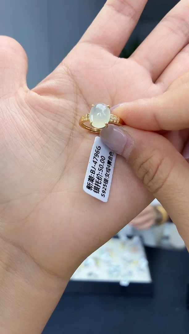 银S925镶嵌戒指翡翠11111111111