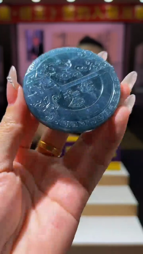 未镶嵌定制翡翠js翡翠绑绳加落款收藏证书15（多样性发其一）