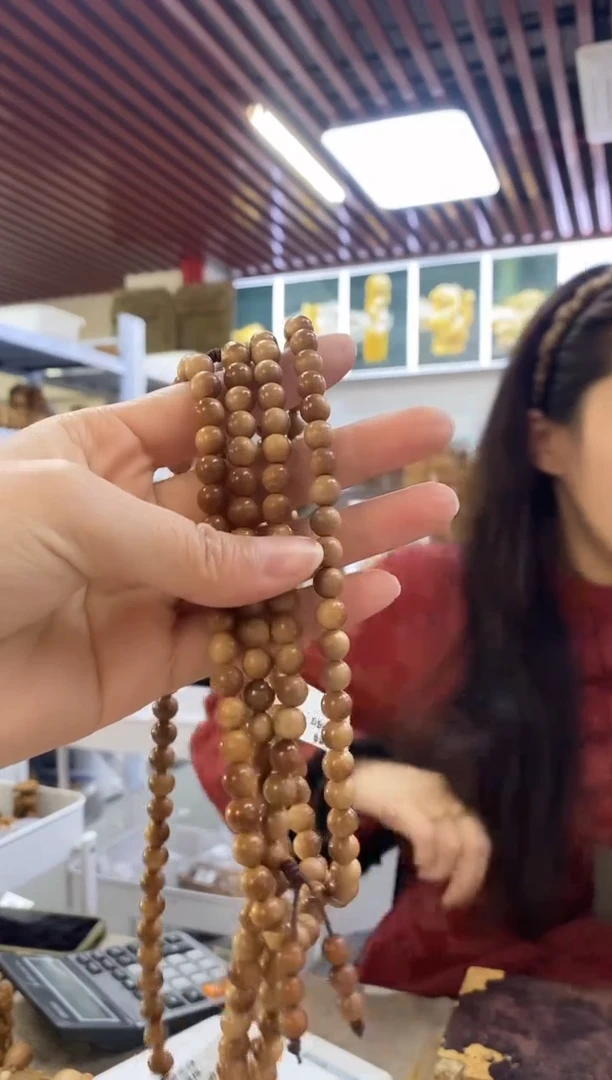 檀香木手串/手链枯枝料0.7*108横 多样性发其一-2号