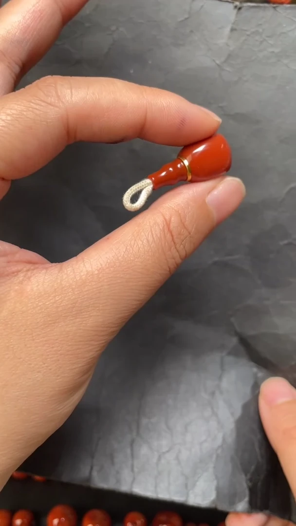 未镶嵌162南红玛瑙三通