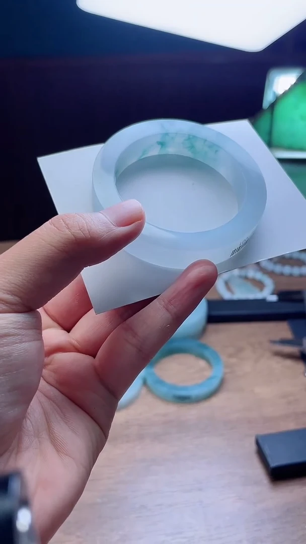 定制翡翠手镯未镶嵌夏*定制