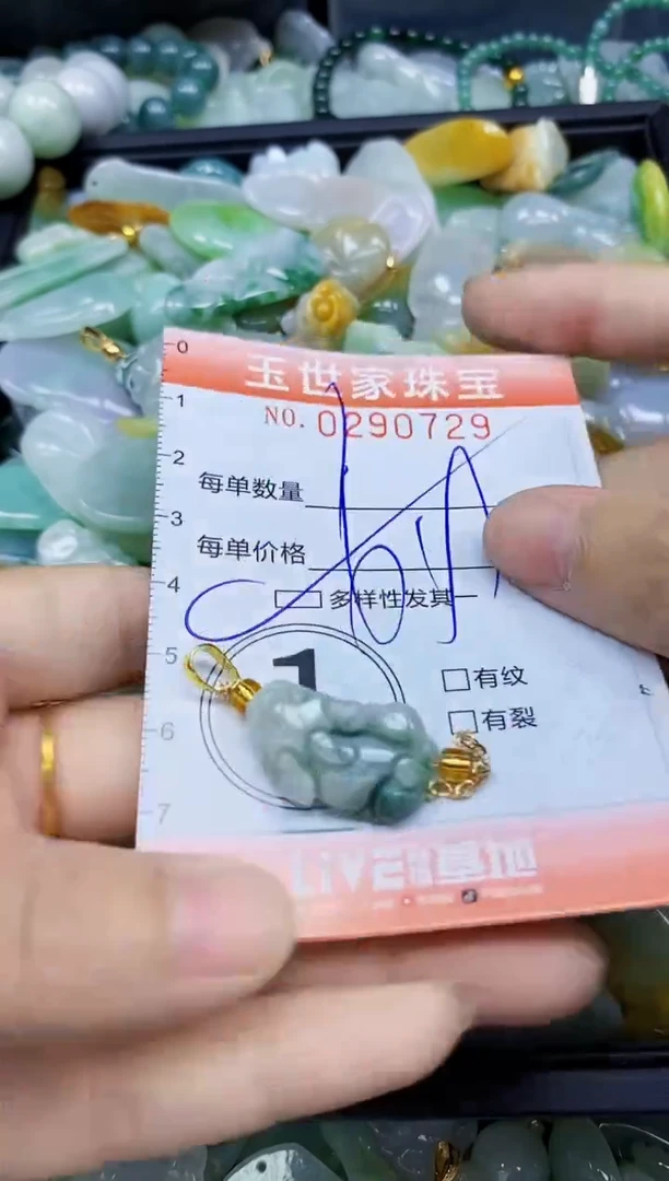 翡翠未镶嵌颈饰闪购0290729多样性发其一