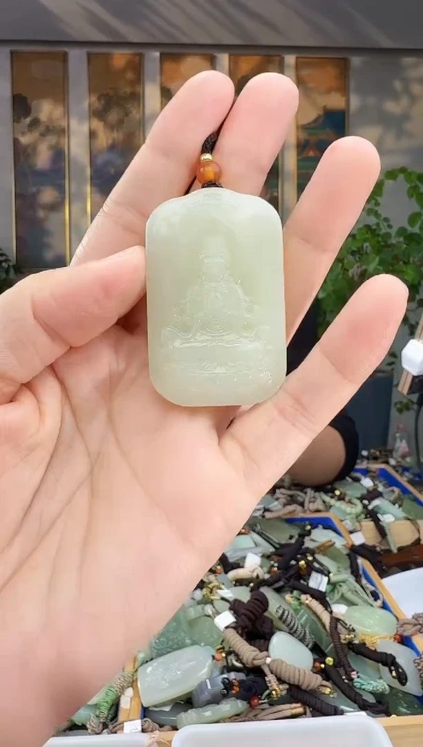 未镶嵌和田玉挂件拍一发一