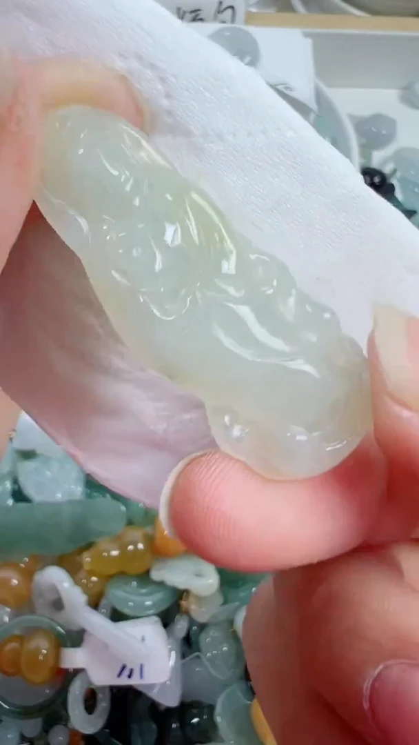 散珠翡翠312号链接，A货翡翠