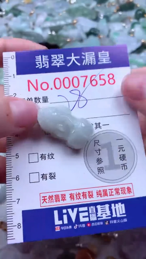 吊坠(不含链)未镶嵌翡翠7658