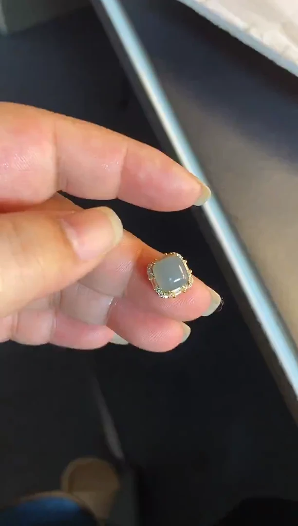 吊坠(不含链)银S925镶嵌翡翠1