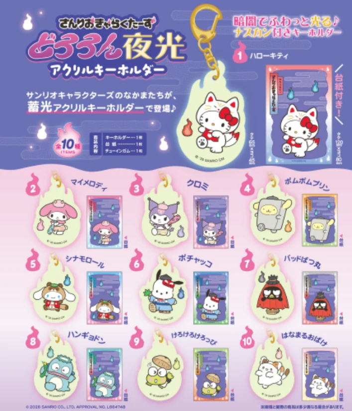 【日谷】-正版 三丽鸥寿司系列立牌 星座盒子 食玩盲盒 未成年禁止