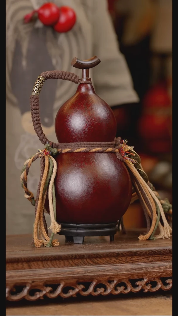 171号精品天然大漆酒葫芦一物一拍~