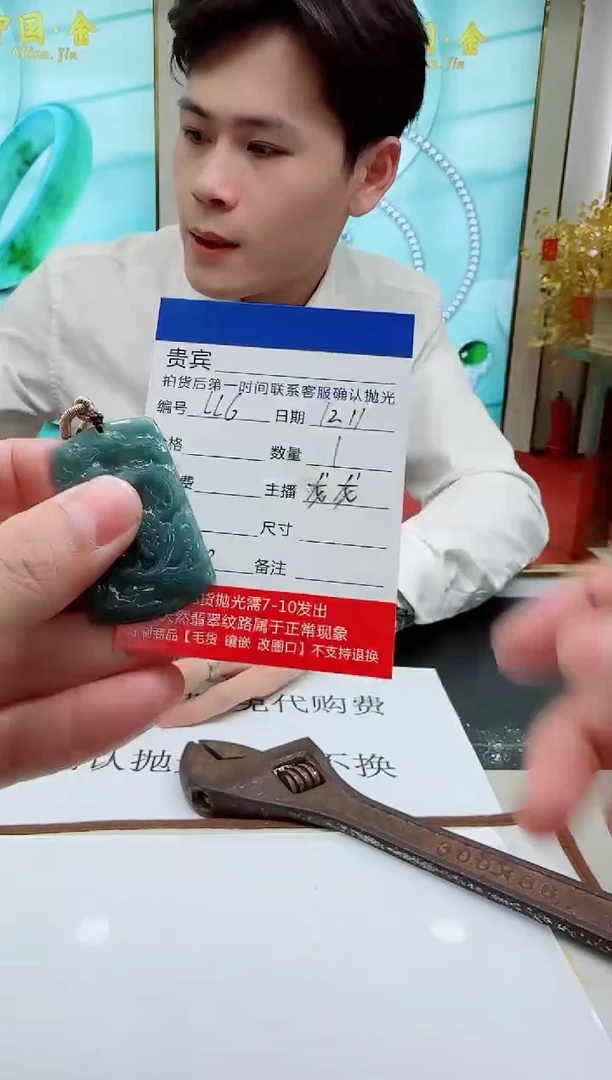 颈饰未镶嵌翡翠LL6翡翠吊坠-多样性发其一