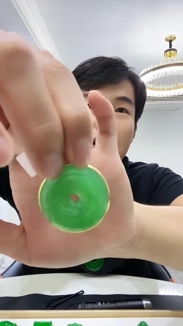 吊坠(赠链)14K金镶嵌翡翠D05