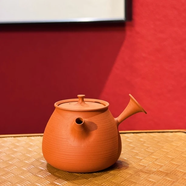 【急须壶】邱植荣全手工超薄胎鸡蛋黄泥小品壶潮州手拉壶泡茶壶茶具