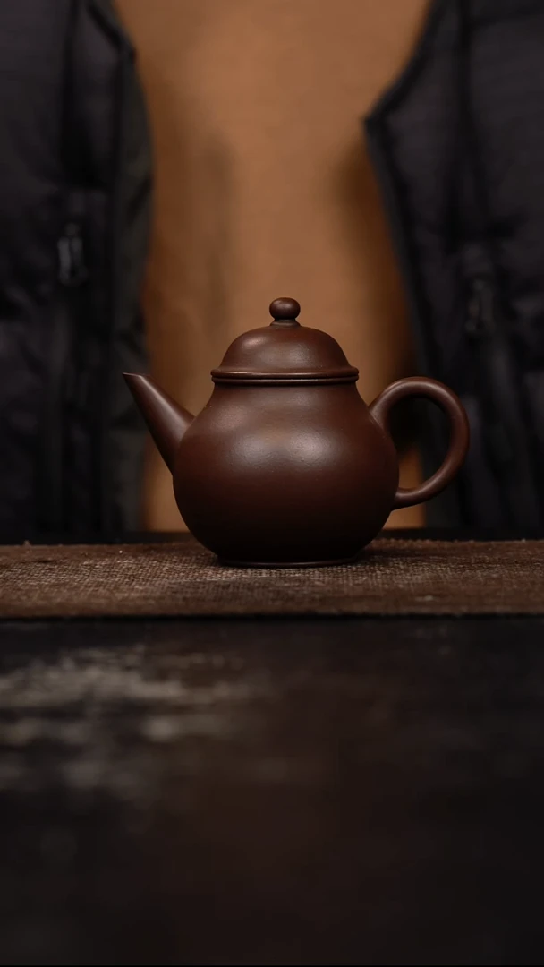 茶壶紫砂原矿手工壶115CC