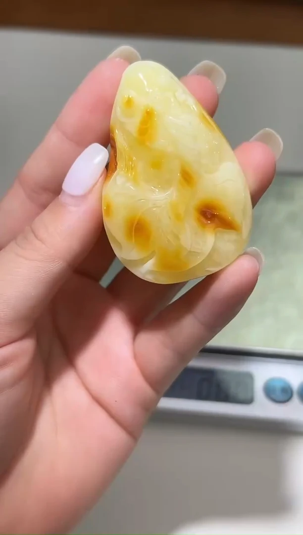 裸石琥珀未镶嵌琥珀蜜蜡吊坠