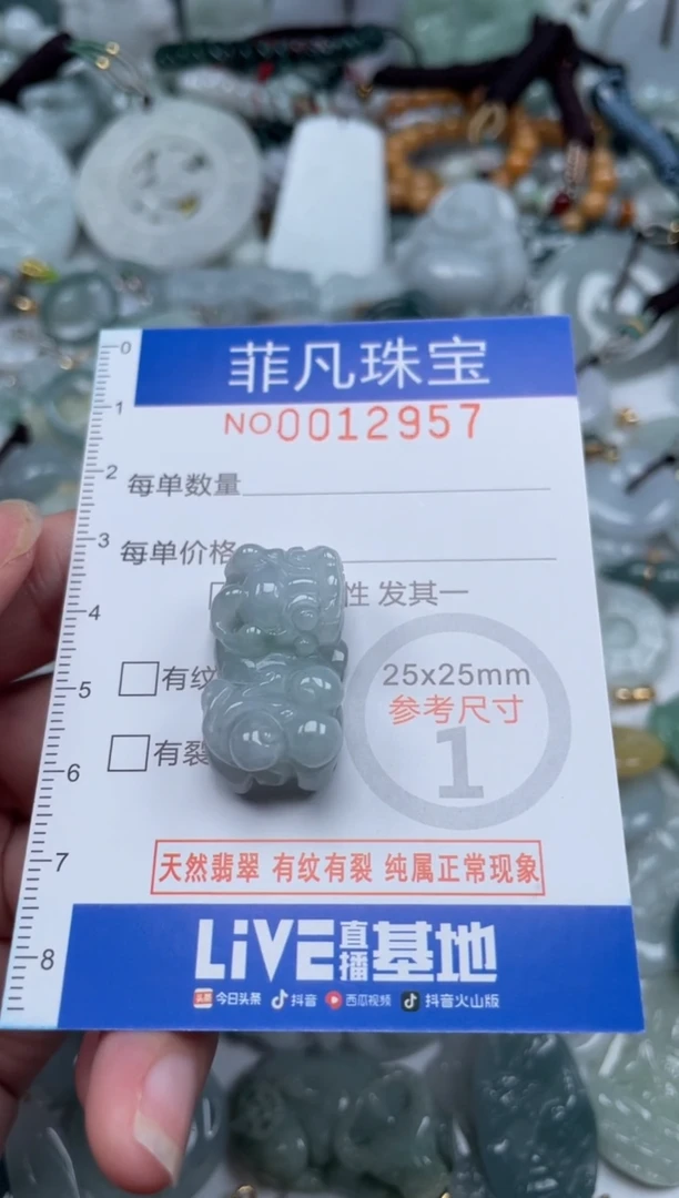颈饰未镶嵌翡翠12957