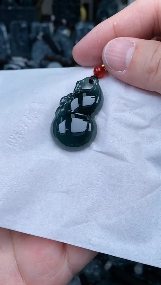 【闪购商品】翡翠颈饰未镶嵌天然翡翠A货 一物一证