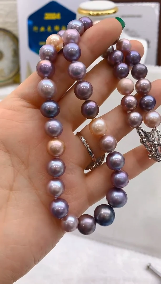 【闪购商品】淡水珍珠项链未镶嵌107  9-12mm