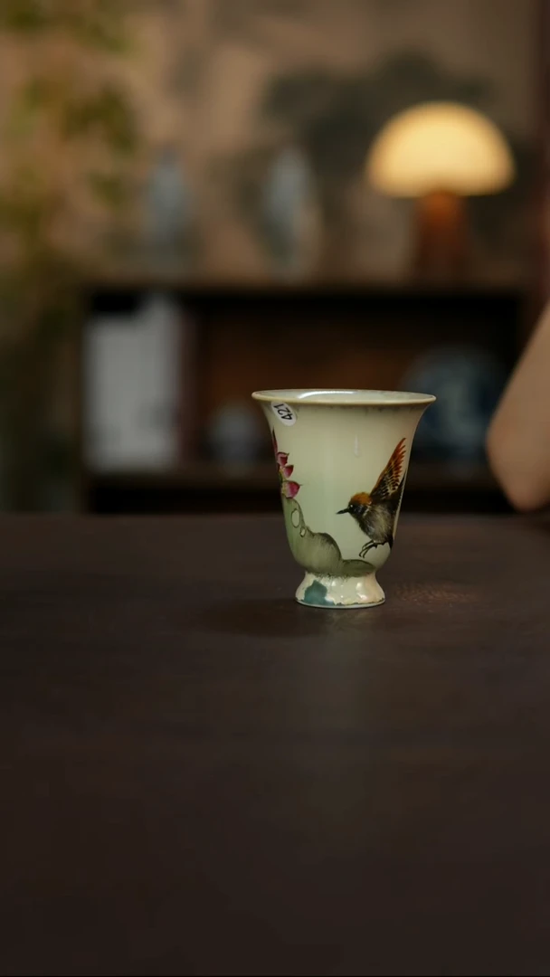 杯景德镇陶瓷杯碗柴烧多人