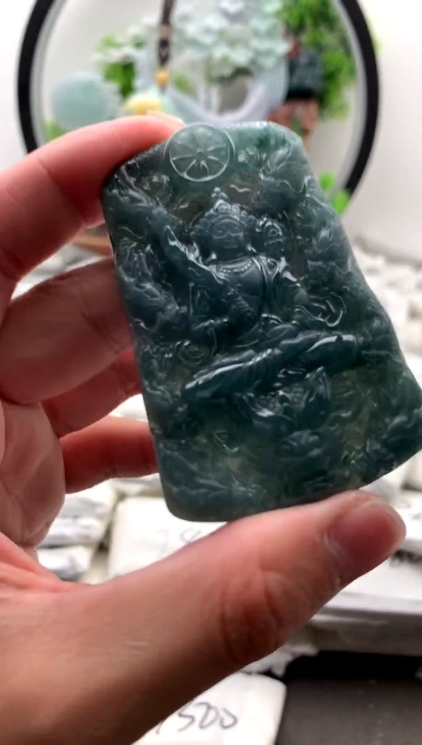 【闪购商品】翡翠颈饰未镶嵌虚空藏