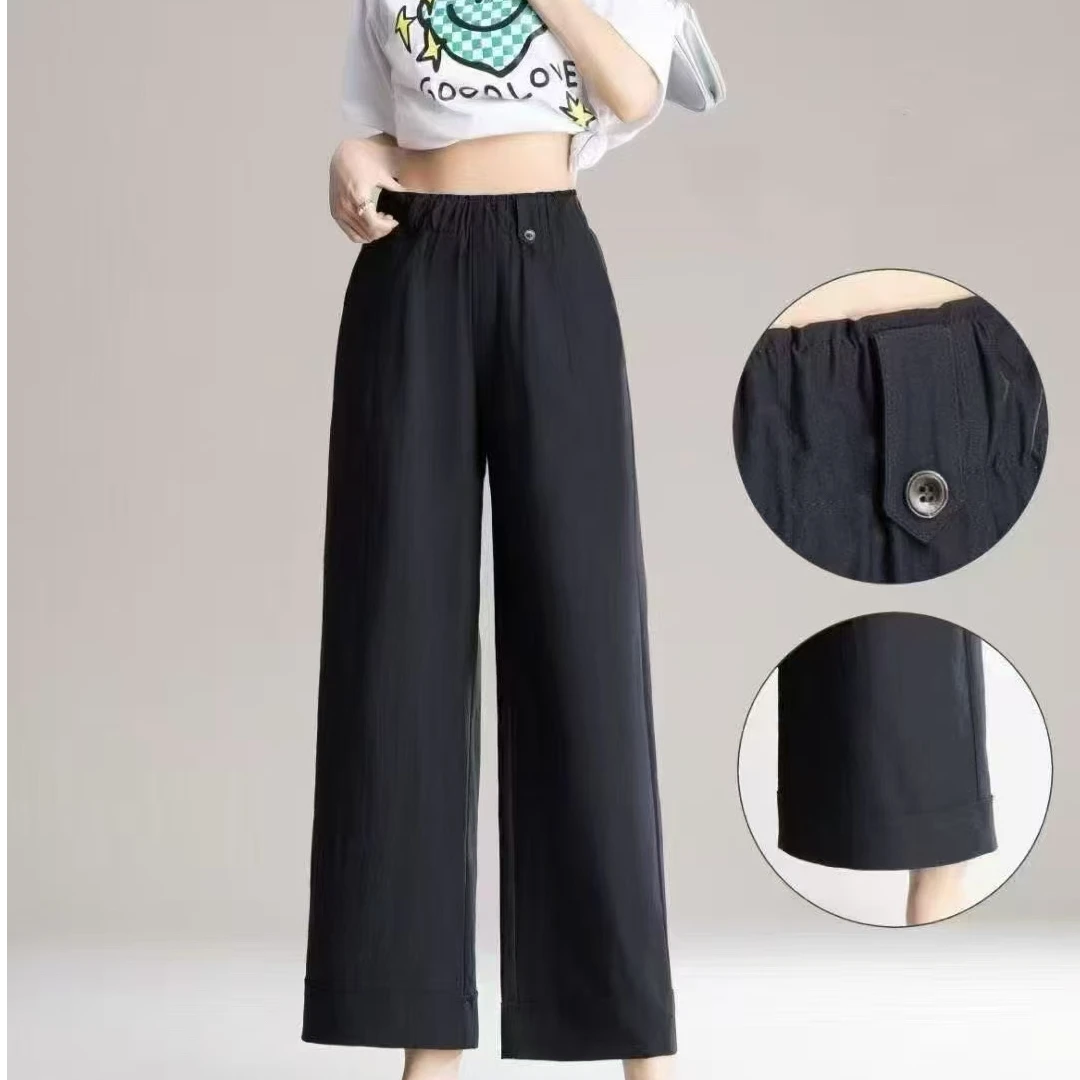 芭莎家5301秋季百搭显瘦花苞休闲裤