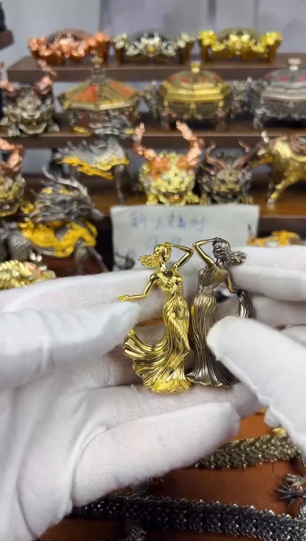 一对美女摆件摆件