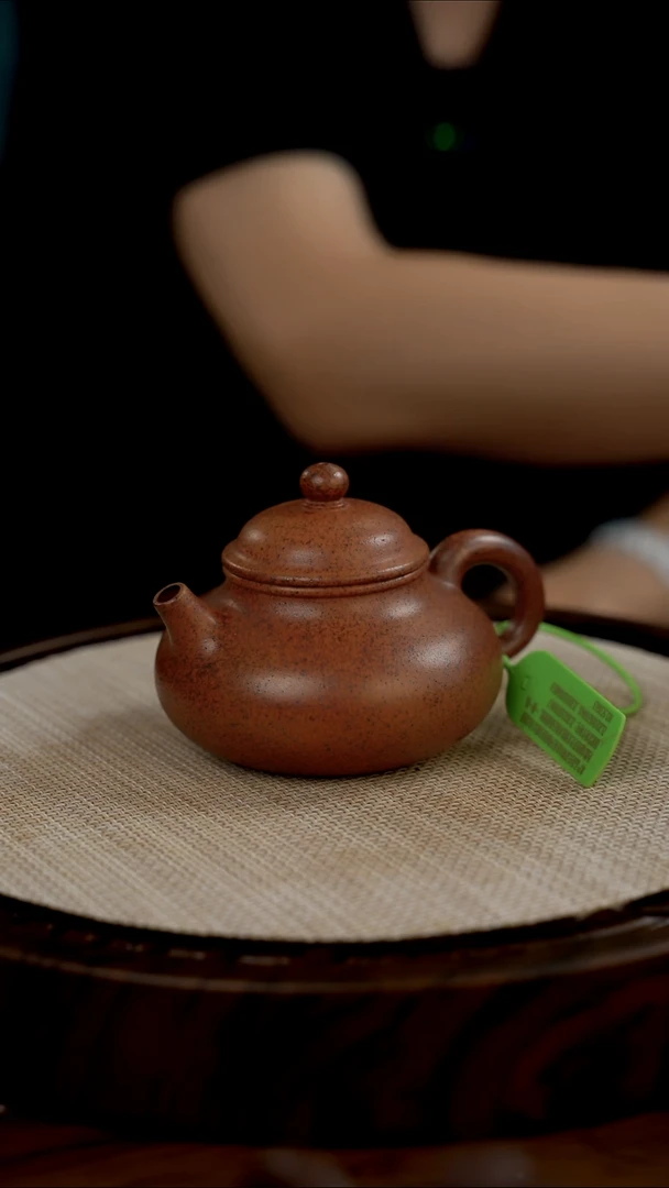 茶壶紫砂 全手工紫矿天星泥0添加一壶一检古法柴窑烧制