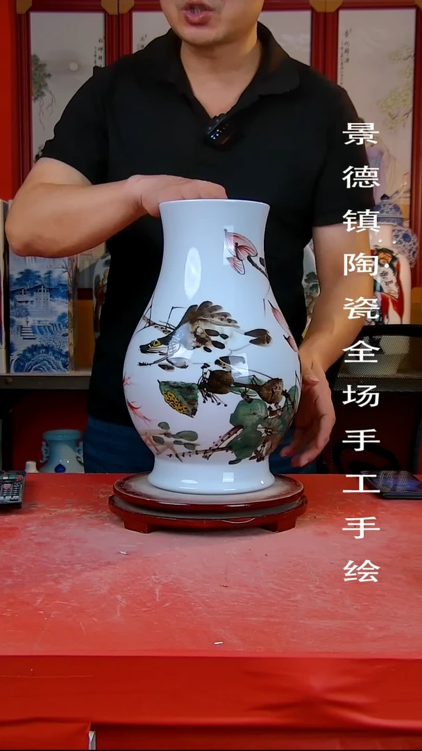 摆件景德镇陶瓷 全场手工手绘