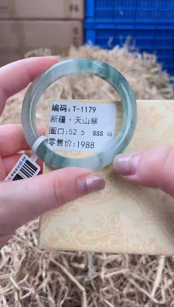 未镶嵌手镯石英质玉T-1179