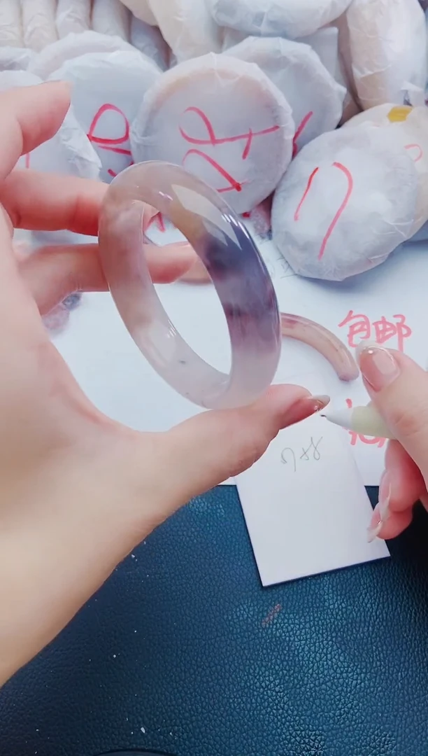 未镶嵌手镯石英质玉M46-57-58