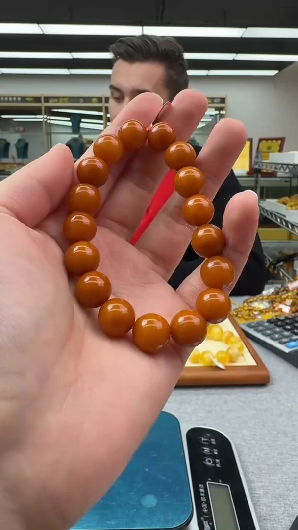 【闪购商品】琥珀手链未镶嵌791秒拍号